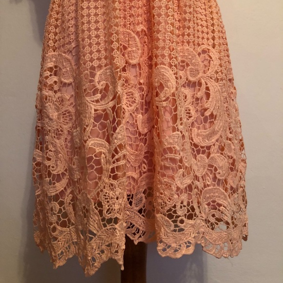 Altar’d State Size Medium Flirty Peach Lace Dress - Picture 4 of 11